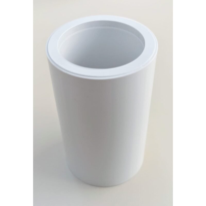 TUBETE BRANCO 55 mm VJ (55x33,2 mm FURO 25,7 mm)